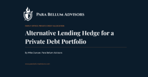 Alternative Lending Hedge For A Private Debt Portfolio