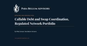 Callable Debt And Swap Coordination, Regulated Network Portfolio