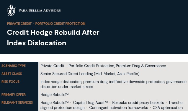 Credit Hedge Rebuild After Index Dislocation