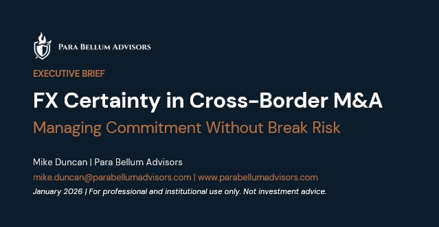 FX Certainty In Cross Border M&A