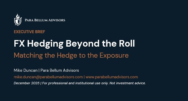 FX Hedging Beyond The Roll