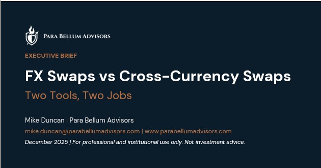 FX Swaps Vs Cross Currency Swaps