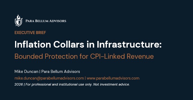 Inflation Collars In Infrastructure