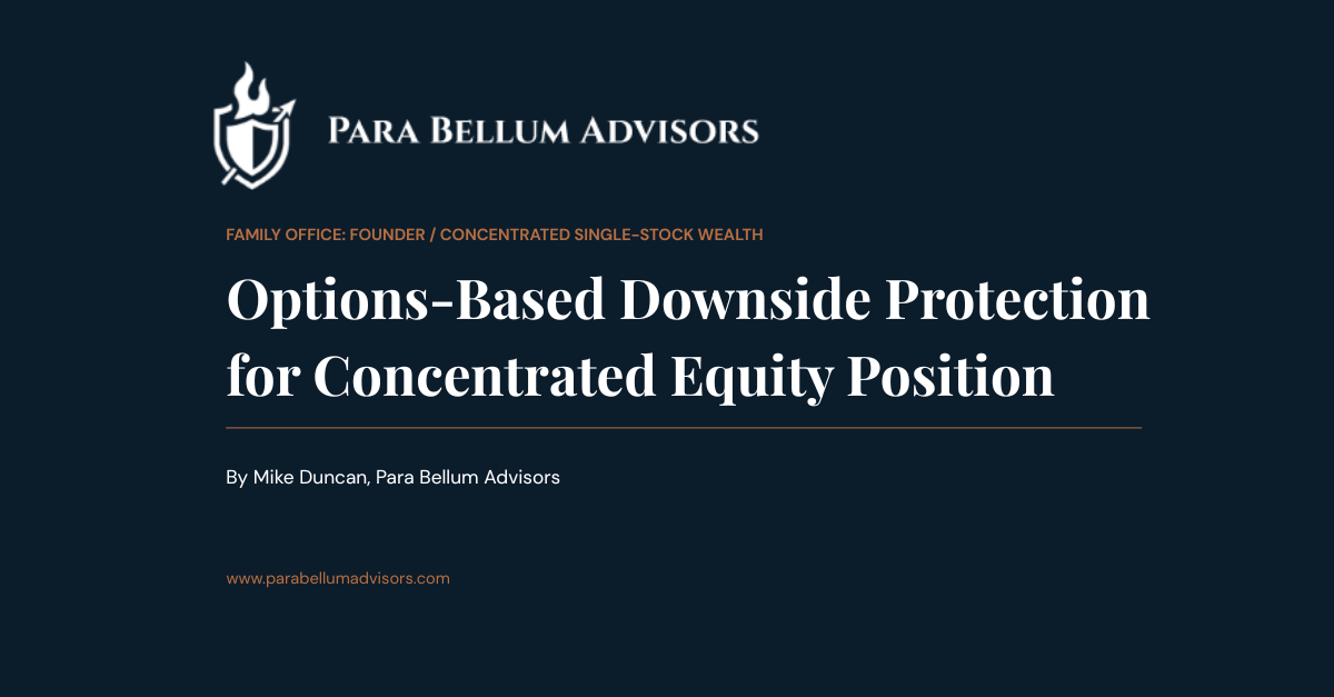 Options-Based Downside Protection for Concentrated Equity Position ...