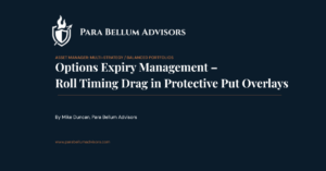 Options Expiry Management – Roll Timing Drag In Protective Put Overlays