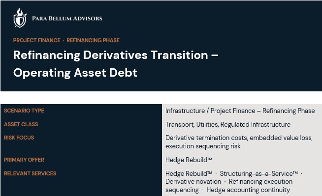 Refinancing Derivatives Transition – Opertaing Asset Debt