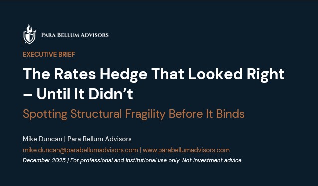 The Rates Hedge That Looked Right