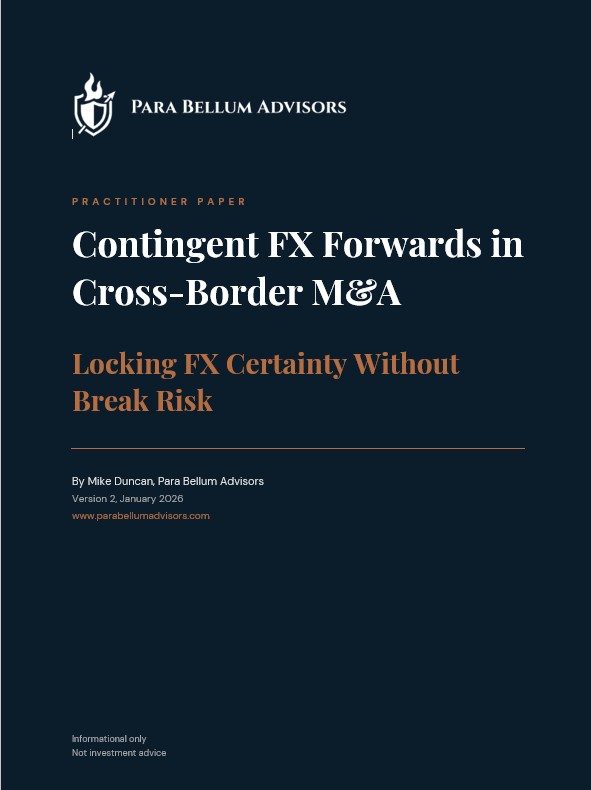 Contingent FX Forwards In Cross Border M&A