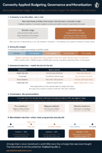 Convexity Applied Budgeting, Governance And Monetisation