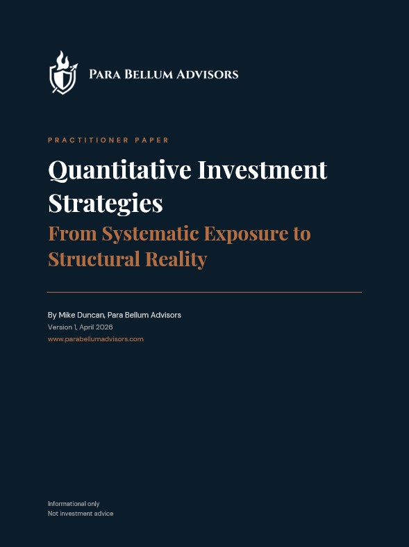 Quantitative Investment Strategies