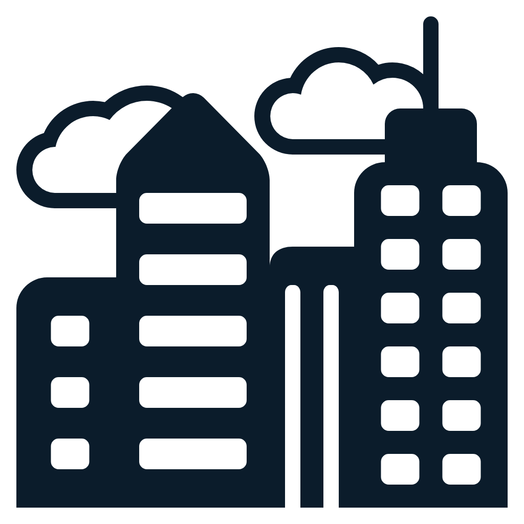 Emojione Monotone Cityscape