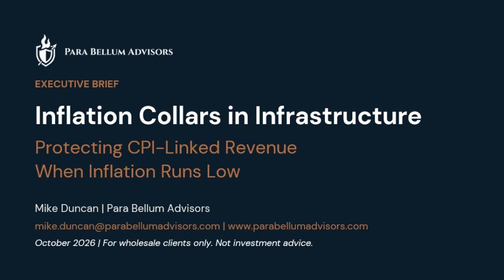 Inflation Collars In Infrastructure V1